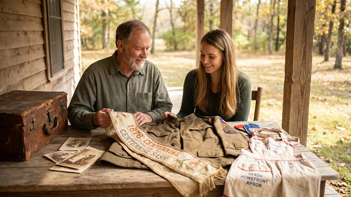 From the 1876 Centennial to WWII: The Birth of Patriotic Wear - history of American commemorative apparel